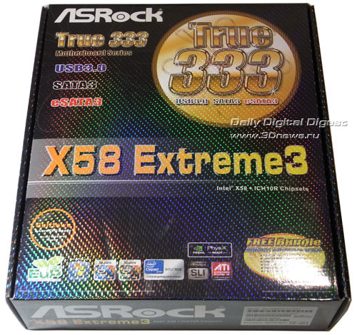  ASRock X58 Extreme3 упаковка 