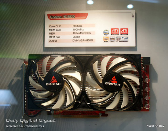 Biostar Radeon HD 5830 Biostar Radeon HD 5830
