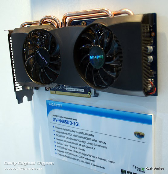 GIGABYTE GV-N465UD-1GI GIGABYTE GV-N465UD-1GI