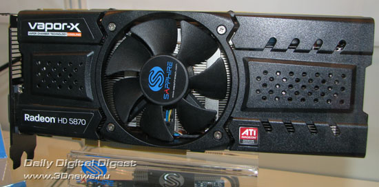 Sapphire Vapor-X Radeon HD 5870 2GB GDDR5 Sapphire Vapor-X Radeon HD 5870 2GB GDDR5