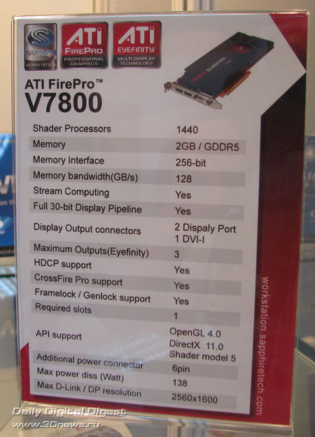 ATI FirePro V7800 ATI FirePro V7800