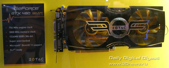 Zotac GeForce GTX 480 AMP! Edition Zotac GeForce GTX 480 AMP! Edition