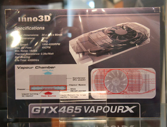 Inno3D GeForce GTX 465 VapourX Edition Inno3D GeForce GTX 465 VapourX Edition