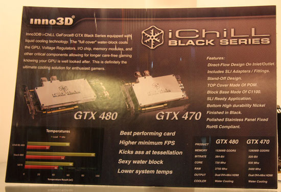 Inno3D iChiLL Black Series GeForce GTX 480/470 Inno3D iChiLL Black Series GeForce GTX 480/470