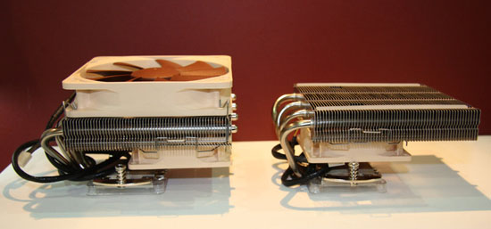 Noctua 120/80mm Low Profile Cooler Prototype Noctua 120/80mm Low Profile Cooler Prototype