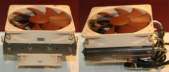 Noctua 120/80mm Low Profile Cooler Prototype Noctua 120/80mm Low Profile Cooler Prototype