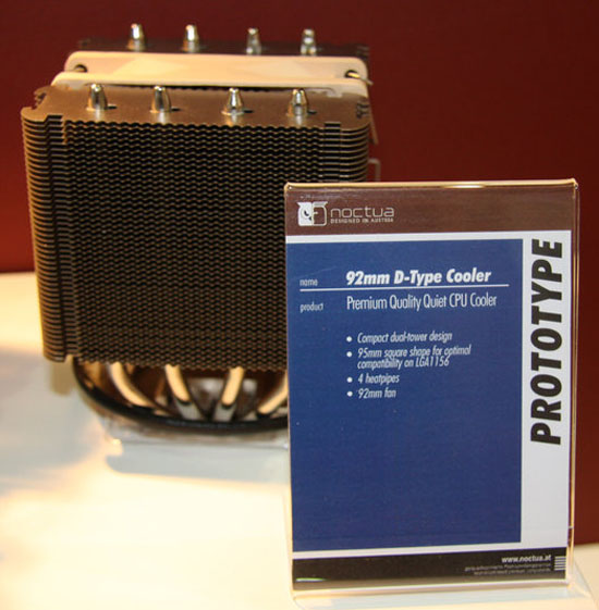 Noctua 92mm D-Type Cooler Prototype Noctua 92mm D-Type Cooler Prototype