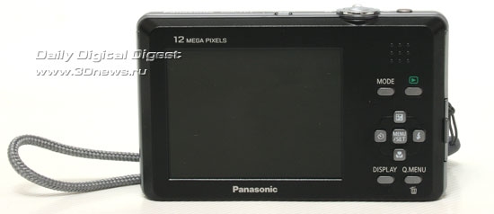  Panasonic LUMIX DMC-FP1. Вид сзади 