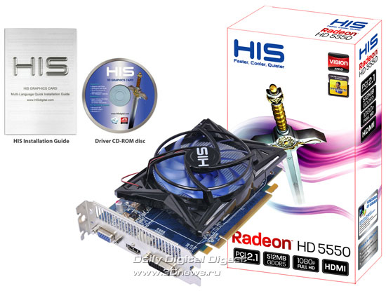 HIS Radeon HD 5550 iCooler IV HIS Radeon HD 5550 iCooler IV