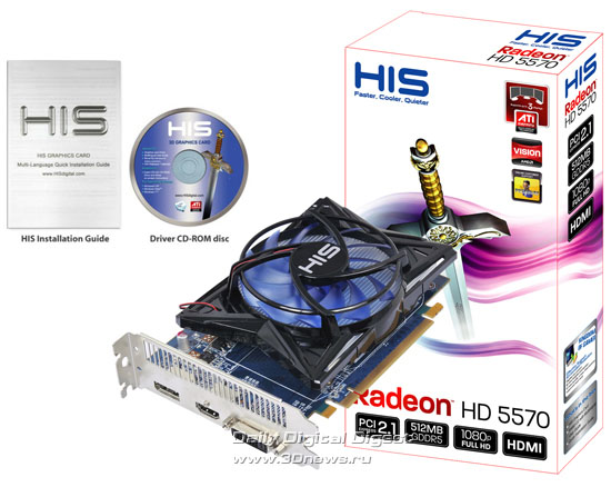 HIS Radeon HD 5570 iCooler IV HIS Radeon HD 5570 iCooler IV