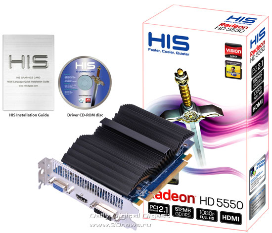 HIS Radeon HD 5550 Silence HIS Radeon HD 5550 Silence