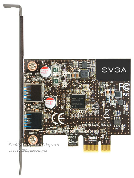 EVGA EU30 PCI-E USB 3.0 Host Card EVGA EU30 PCI-E USB 3.0 Host Card