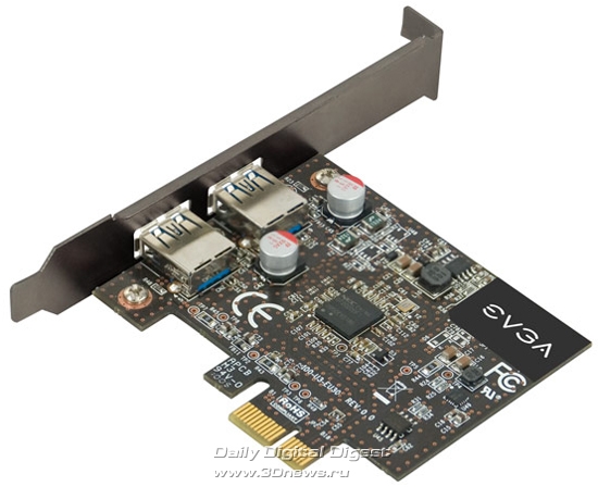 EVGA EU30 PCI-E USB 3.0 Host Card EVGA EU30 PCI-E USB 3.0 Host Card