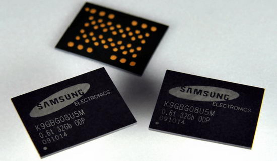 32-Гбит чипы Samsung NAND, производимые по 30-нм техпроцессу