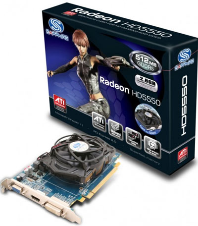 SAPPHIRE HD5550 512MB GDDR5 HDMI HM