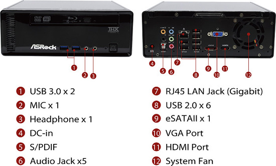 ASRock Core 100 HTPC Series ASRock Core 100 HTPC Series