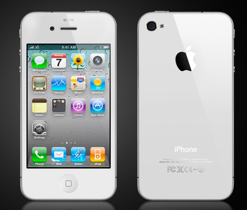 Вот так выглядит белый iPhone 4