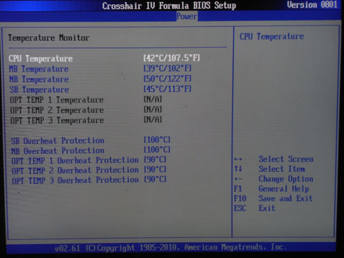  ASUS Crosshair IV системный мониторинг 2 