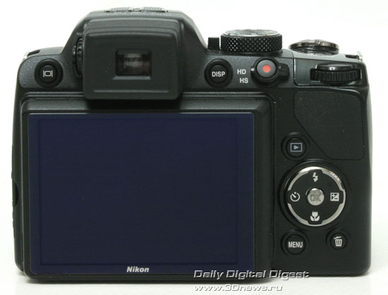  Nikon Coolpix P100. Вид сзади 