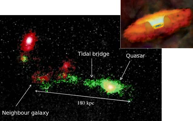 Квазар SDSS J0123+00 Квазар SDSS J0123+00