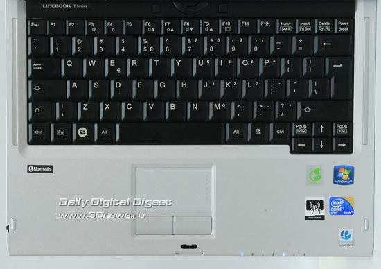  Fujitsu Lifebook T900. Клавиатура 