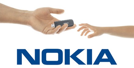 Логотип Nokia выглядит символично