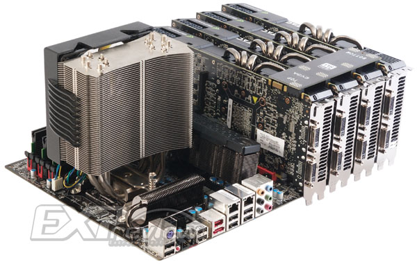 GeForce GTX 480 4-way: много и мало одновременно