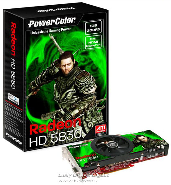 PowerColor Radeon HD 5830 1GB GDDR5 PowerColor Radeon HD 5830 1GB GDDR5