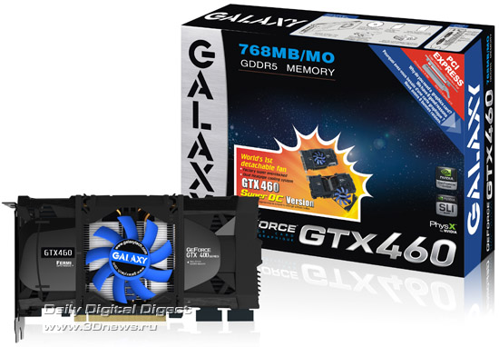 GALAXY GeForce GTX 460 768MB GDDR5 Super OC Version GALAXY GeForce GTX 460 768MB GDDR5 Super OC Version