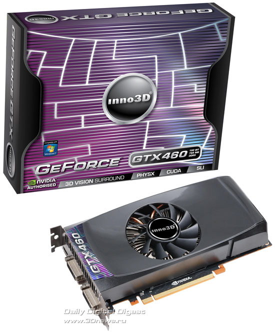 Inno3D GeForce GTX 460 768MB GDDR5 Inno3D GeForce GTX 460 768MB GDDR5