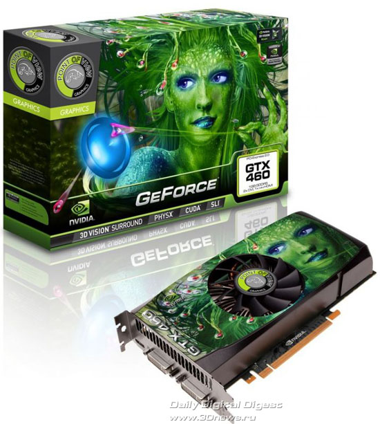 Point Of View GeForce GTX 460 1024MB GDDR5 Point Of View GeForce GTX 460 1024MB GDDR5