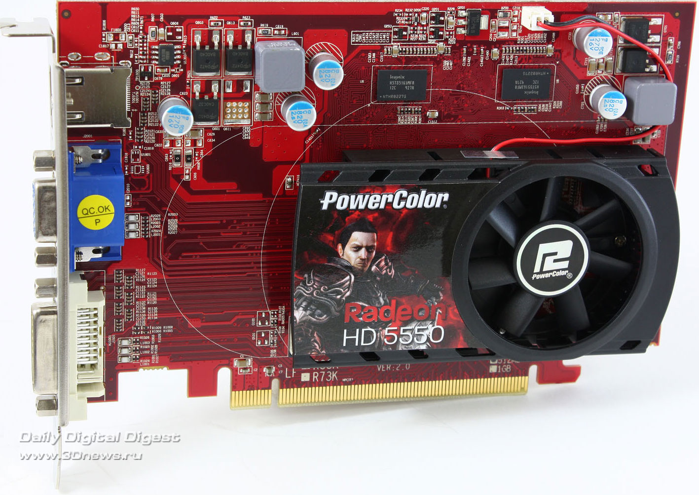 Видеокарта Power Color Radeon HD 5550 - битва за бюджет / Видеокарты