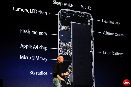Строение антенны iPhone 4 подвергают критике из-за проблем с приемом