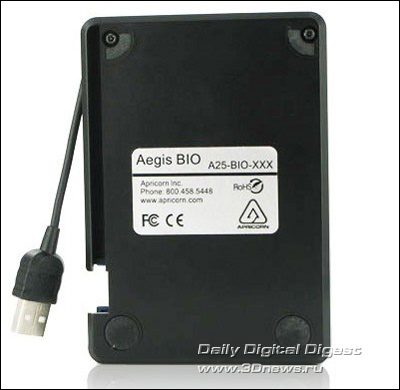 Apricorn 640GB Aegis BIO Portable HDD Apricorn 640GB Aegis BIO Portable HDD