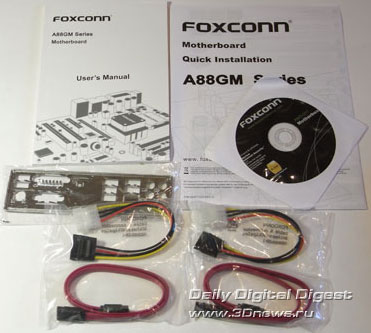 Foxconn A88GM Deluxe комплектация