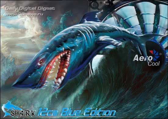 Aerocool 12cm SHARK Blue Edition Fan Aerocool 12cm SHARK Blue Edition Fan