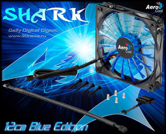 Aerocool 12cm SHARK Blue Edition Fan Aerocool 12cm SHARK Blue Edition Fan