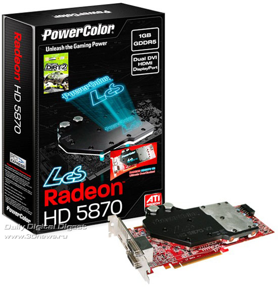 PowerColor LCS Radeon HD 5870 1GB GDDR5 V2 PowerColor LCS Radeon HD 5870 1GB GDDR5 V2