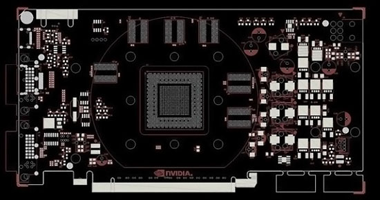Схема печатной платы GeForce GTS 450