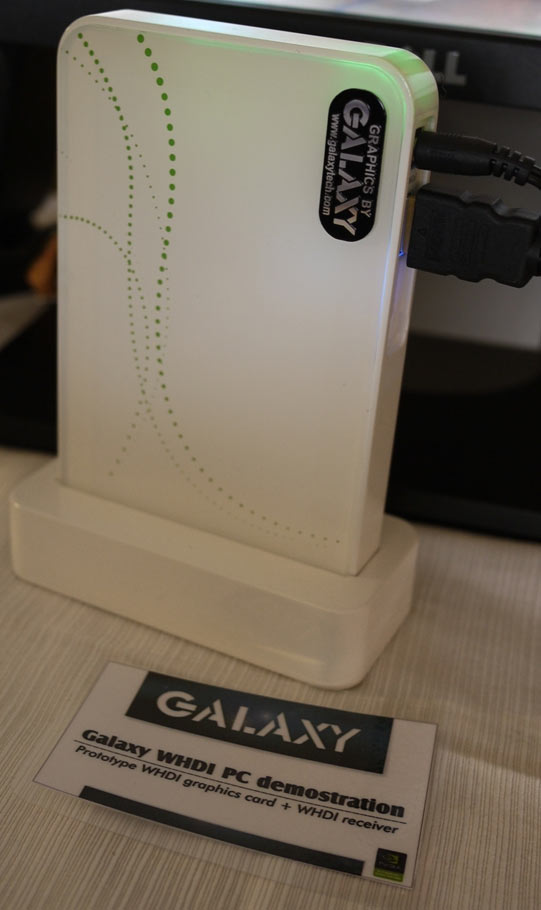 Фото дня: Galaxy GTX 460 WHDI с поддержкой беспроводной передачи Full HD