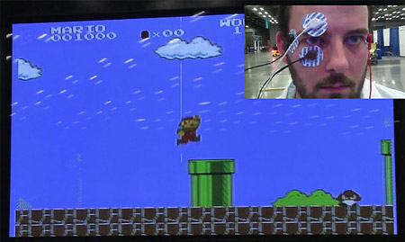 Super Mario с глазами Super Mario с глазами