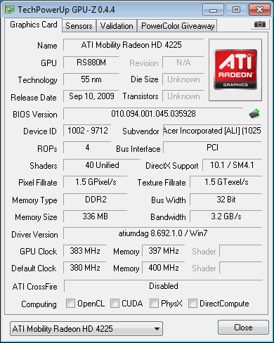 Экспресс-тест: графика Nile (HD 4225) против Atom (GMA 3150) и ION