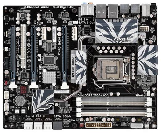 ECS P55H-AK Black Series