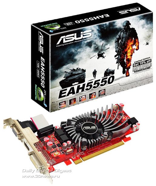 ASUS EAH5550/G/DI/1GD3(LP) ASUS EAH5550/G/DI/1GD3(LP)
