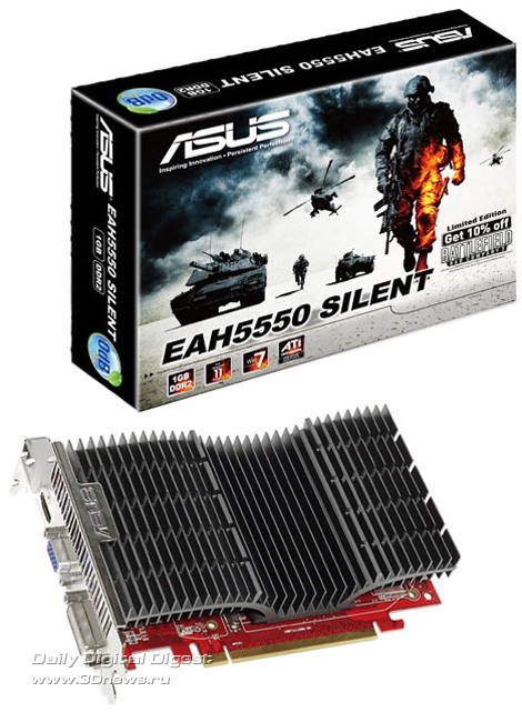 ASUS EAH5550 SILENT/G/DI/1GD2 ASUS EAH5550 SILENT/G/DI/1GD2