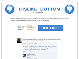 Facebook Dislike Button Facebook Dislike Button