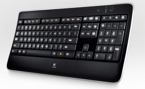 Logitech K800 Wireless Illuminated Keyboard