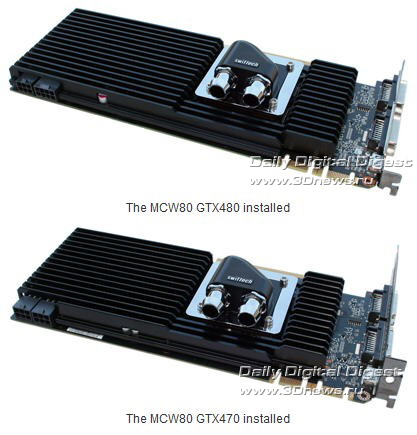 Swiftech MCW80 GTX480 и MCW80 GTX470 Swiftech MCW80 GTX480 и MCW80 GTX470