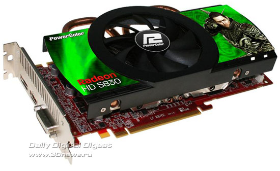 PowerColor Radeon HD 5830 1GB GDDR5 V2 PowerColor Radeon HD 5830 1GB GDDR5 V2