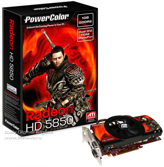 PowerColor Radeon HD 5850 1GB GDDR5 PowerColor Radeon HD 5850 1GB GDDR5